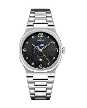 Women Classic Analog Swiss Watch APPELLA Černá Dial L32006.5174QD