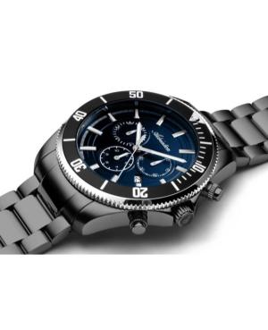 Vyriškas Classic Analog Swiss Kvarcinis Watch Chronograph ADRIATICA Juodas Dial 7mm A1139.S115CHN image 1