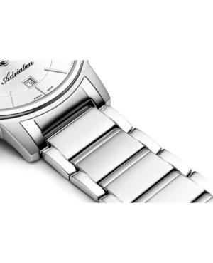 Vyriškas Classic Analog Swiss Kvarcinis Watch ADRIATICA Sidabras Dial 44mm A1144.5113Q image 2