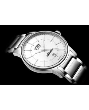 Vyriškas Classic Analog Swiss Kvarcinis Watch ADRIATICA Sidabras Dial 44mm A1144.5113Q image 4