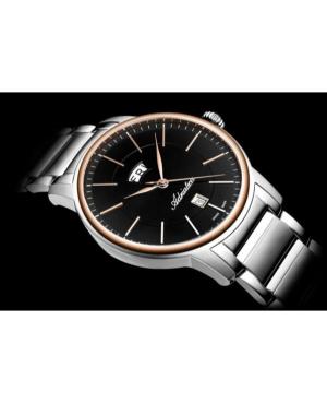 Men Classic Analog Klassisch Swiss Quartz Watch ADRIATICA Schwarz Dial 44mm A1144.R114Q image 5