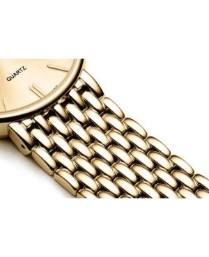 Men Classic Analog Swiss Quartz Watch APPELLA Gold color Dial 37.5mm L12007.1111Q image 2