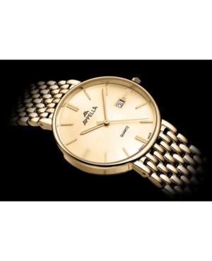 Mężczyźni Classic Analog Szwajcar kwarcowy Zegarek APPELLA Złoty kolor Wybierz 37.5mm L12007.1111Q image 4