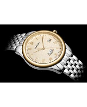Men Classic Analog Swiss Quartz Watch ADRIATICA Gold color Dial 40mm A1025.2161Q image 4