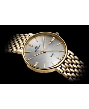 Men Classic Analog Swiss Quartz Watch APPELLA Silver color Dial 37.5mm L12007.1117Q image 4
