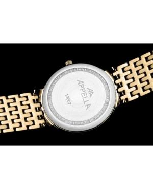 Men Classic Analog Swiss Quartz Watch APPELLA Silver color Dial 37.5mm L12007.1117Q image 5