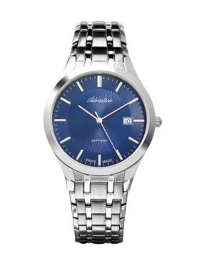 Men Classic Analog Swiss Quartz Watch ADRIATICA Blue Dial A1236.5115Q