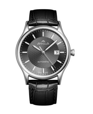 Vyriškas Classic Analog Swiss Kvarcinis - elektroninis, Solar Watch APPELLA Juodas Dial 42mm L70013.5216A
