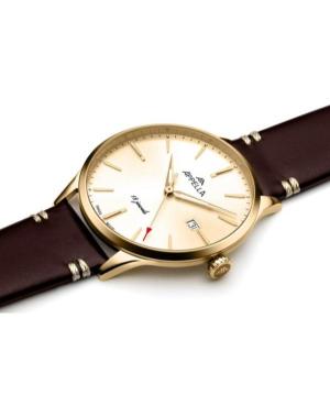 Men Classic Analog Luxury Swiss Automatic Watch APPELLA Gold color Dial 41mm L90.1211M image 1