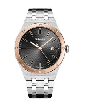 Men Classic Analog Swiss Quartz Watch ADRIATICA Schwarz Dial 41mm A8337.R116Q