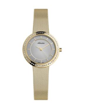 Women Classic Analog Swiss Quartz Watch ADRIATICA Silver color Dial A3645.1117QZ