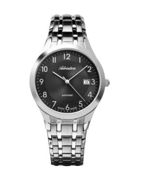 Vyriškas Classic Analog Klasikinis Swiss Kvarcinis Watch ADRIATICA Juodas Dial 40mm A1236.5126Q