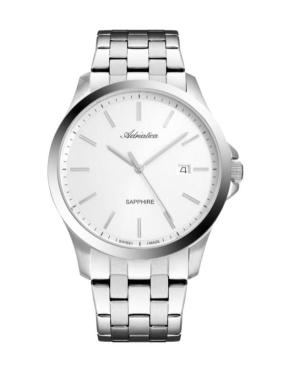 Mężczyźni Classic Analog klasyczny Szwajcar kwarcowy Zegarek ADRIATICA Srebrna Wybierz 42mm A8303.5113Q