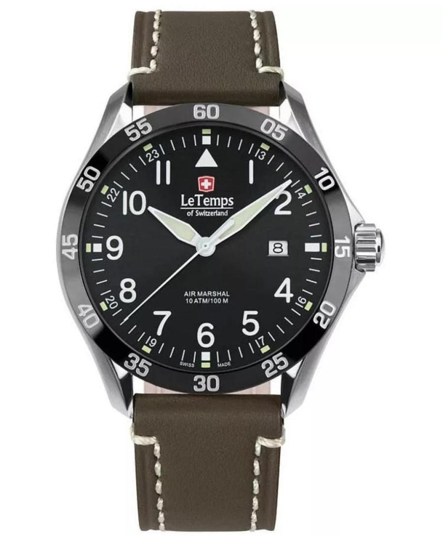 Чоловічий Швейцарський Наручний Годинник LE TEMPS LT1040.12BL16