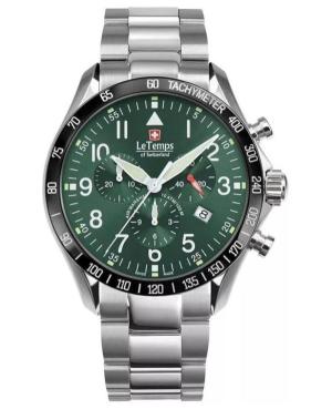Men Swiss Quartz Watch Chronograph LE TEMPS LT1041.14BS01