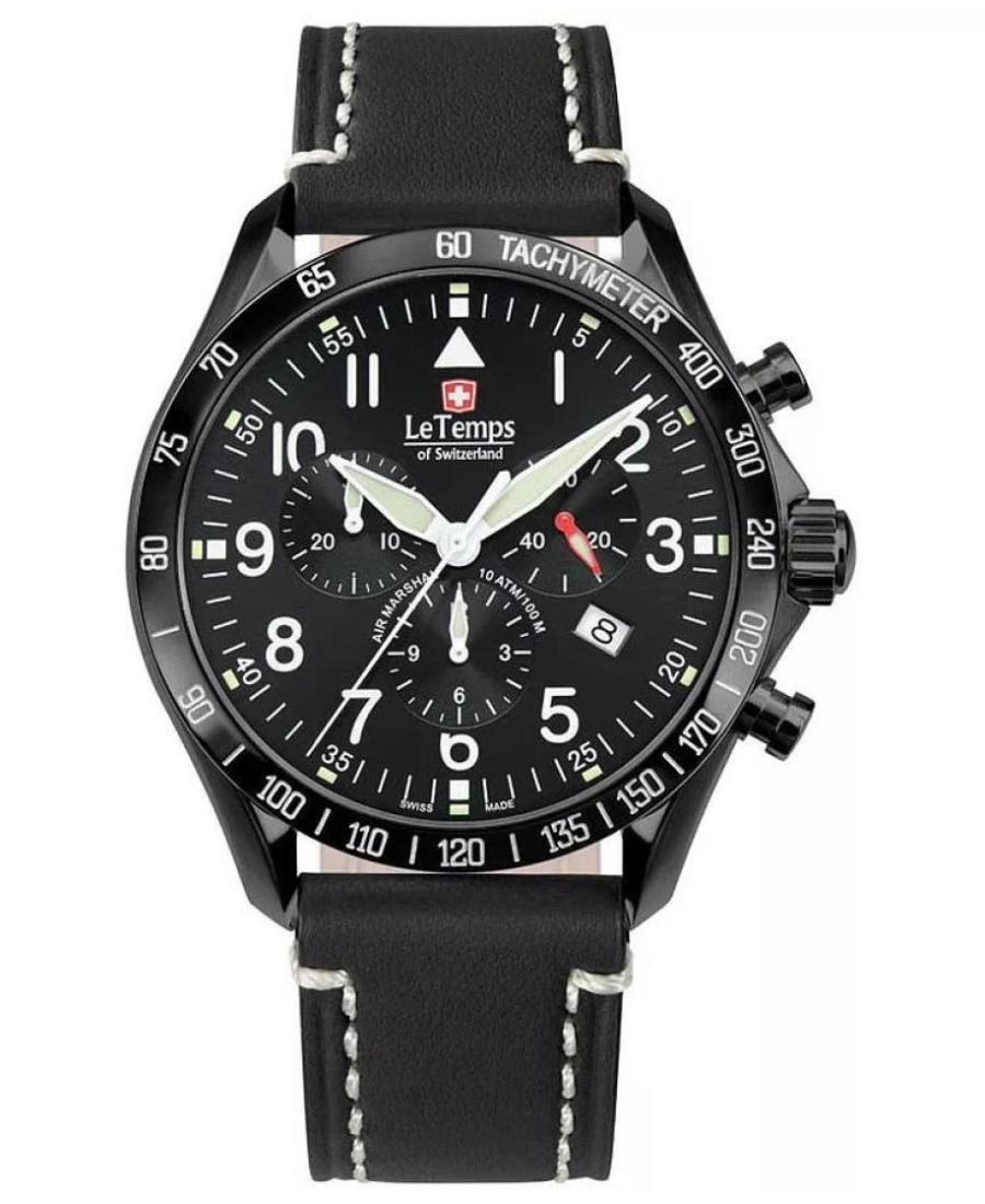 Чоловічий Швейцарський Наручний Годинник LE TEMPS LT1041.21BL25
