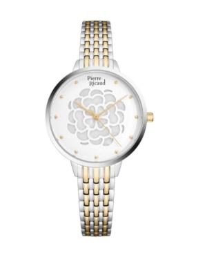 Women Classic Analog Quartz Watch PIERRE RICAUD Silver Dial 34mm P21034.2143Q