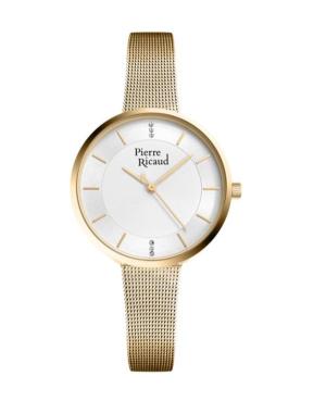 Women Classic Analog Quartz Watch PIERRE RICAUD Silver Dial 36mm P23006.1113Q