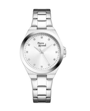 Women Classic Analog Quartz Watch PIERRE RICAUD Silver Dial 38mm P23009.5143Q