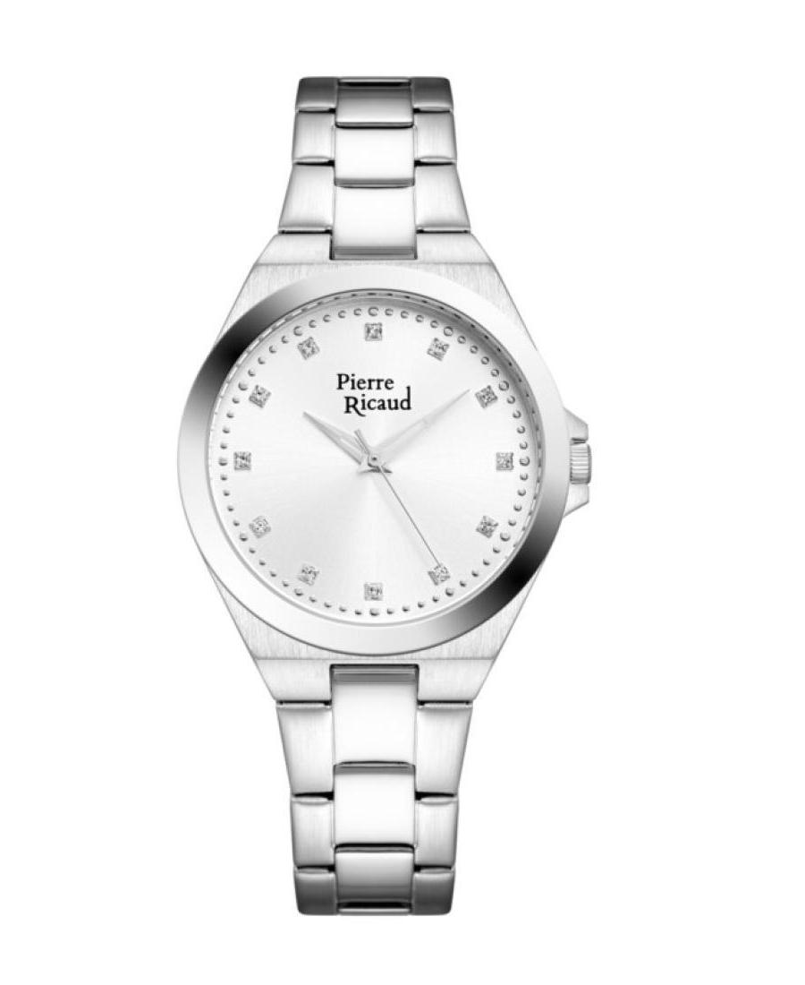 Women Classic Analog Quartz Watch PIERRE RICAUD Silver Dial 38mm P23009.5143Q