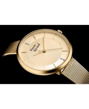 Women Classic Analog Quartz Watch PIERRE RICAUD Gold color Dial 36mm P23006.1111Q image 4