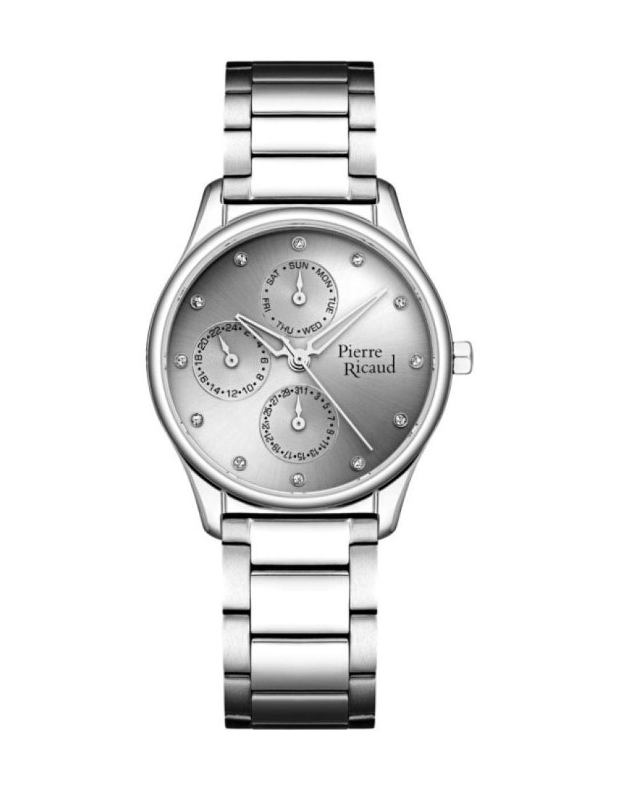 Women Classic Analog Watch PIERRE RICAUD Silver color Dial 32.1mm P21057.5147QF