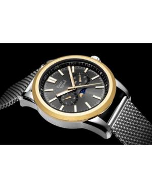 Men Classic Analog Watch PIERRE RICAUD Silver color Dial 46mm P60034.2117QF image 2