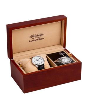 Men Classic Analog Swiss Automatic Watch ADRIATICA Silver Dial 42mm A1969.5253A image 6