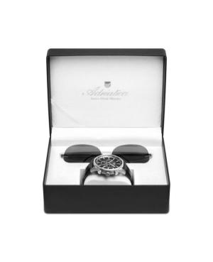 Men Classic Analog Swiss Quartz Watch Chronograph ADRIATICA Schwarz Dial 46mm A8281.4216CH image 3