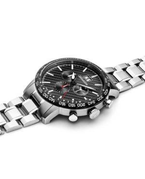 Men Classic Analog Swiss Quartz Watch Chronograph ADRIATICA Schwarz Dial 45mm A8383.4116CH image 1