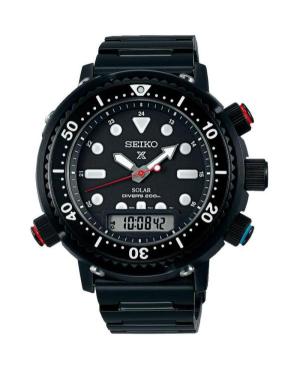 Men Diver Luxury Japan Quartz Analog Watch SEIKO SNJ037P1 Black Dial