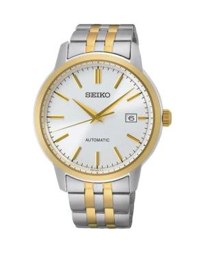Мужские Спортивные Японские Автоматические Аналоговый Часы SEIKO SRPH92K1 Серебряного цвета Циферблат