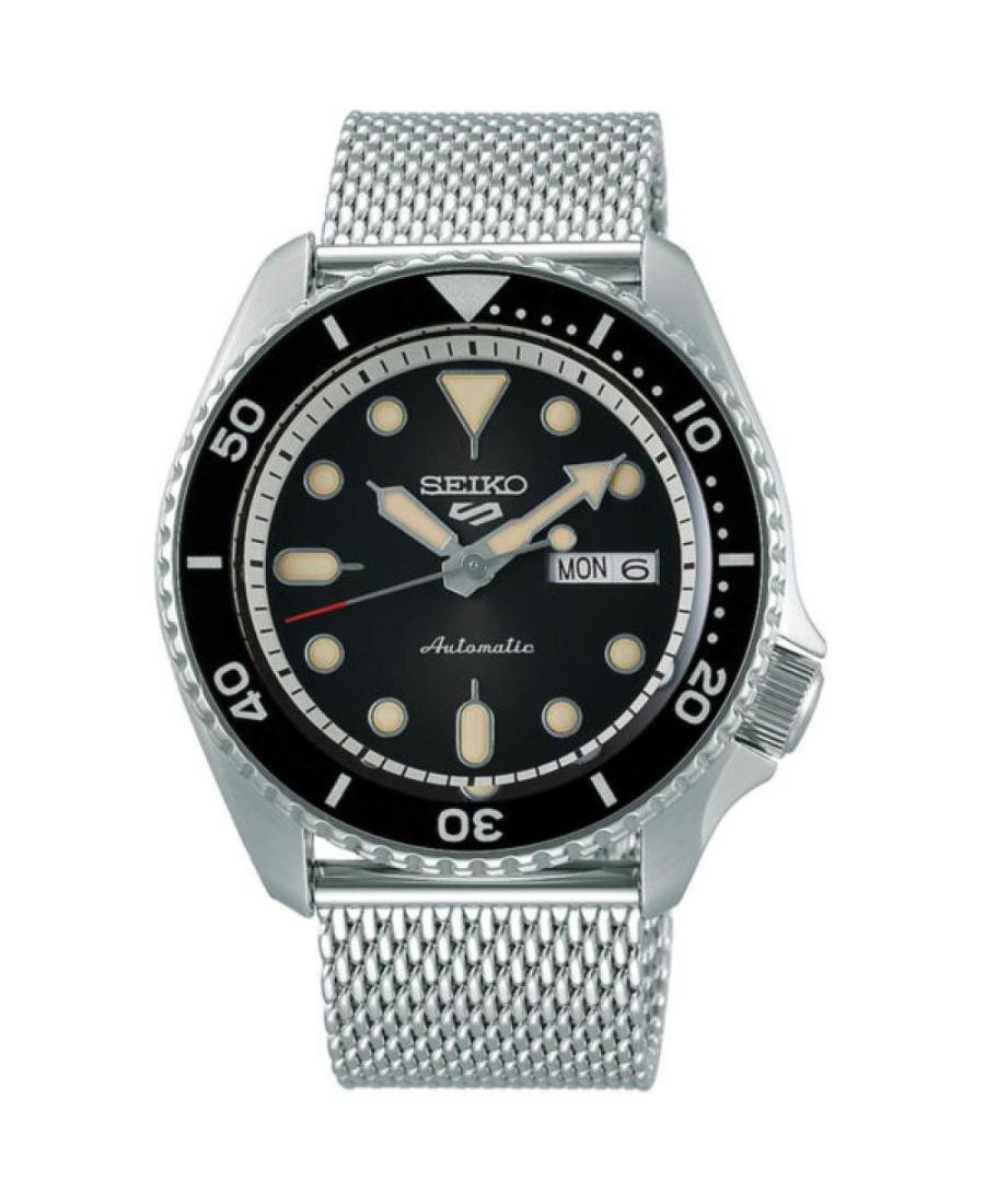 Men Sports Japan Automatic Analog Watch SEIKO SRPD73K1 Schwarz Dial