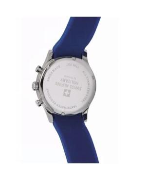 Vyriškas Sportinis Kvarcinis Rodyklinis Watch Chronograph SWISS ALPINE MILITARY 1746.9835SAM Mėlyna Dial image 1