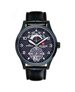 Men Quartz Analog Watch SWISS ALPINE MILITARY 1742.1577SAM Schwarz Dial