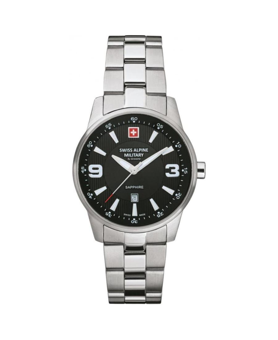 Women Swiss Quartz Analog Watch SWISS ALPINE MILITARY 7717.1137SAM Schwarz Dial