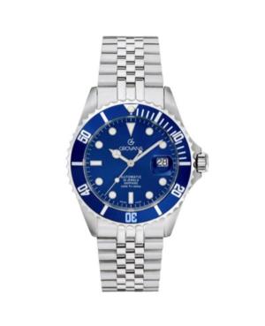 Vyriškas Diver Luxury Kvarcinis - elektroninis, Solar Rodyklinis Watch GROVANA 1571.2228 Mėlyna Dial