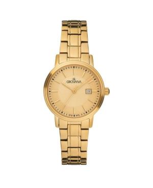 Women Quartz Analog Watch GROVANA 5590.1111 Žlutá Dial