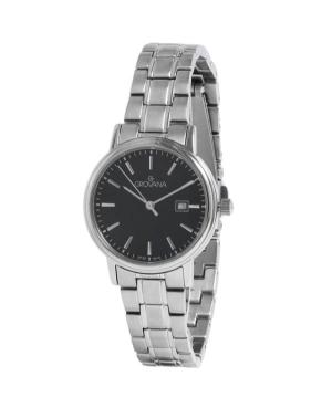 Women Quartz Analog Watch GROVANA 5550.1134 Schwarz Dial