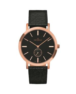 Vyriškas Kvarcinis Rodyklinis Watch GROVANA 1050.5567 Juodas Dial
