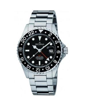 Mężczyźni Diver Luxury automatyczny analogowe Zegarek GROVANA 1572.2137 Czarny Wybierz