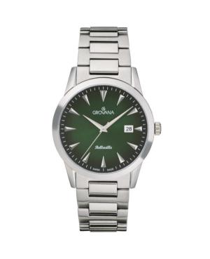 Men Quartz Analog Watch GROVANA 1767.1134 Zelená Dial