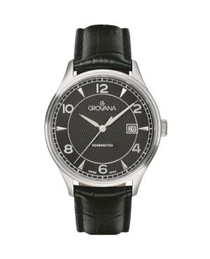 Men Quartz Analog Watch GROVANA 1305.1537 Black Dial