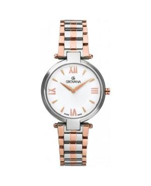Women Quartz Analog Watch GROVANA 4576.1152 Weiß Dial