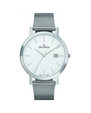 Men Quartz Analog Watch GROVANA 1230.1133 White Dial