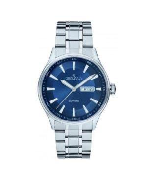 Men Quartz Analog Watch GROVANA 1194.1135 Blue Dial