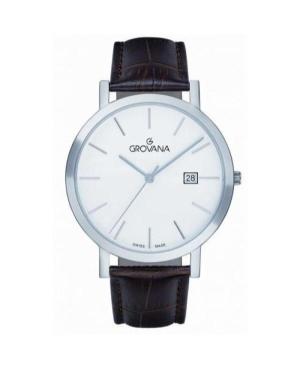 Men Quartz Analog Watch GROVANA 1230.1933 White Dial