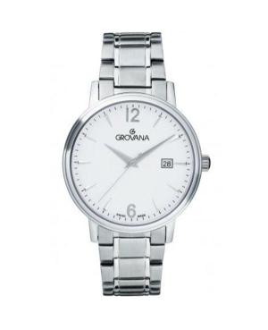 Men Quartz Analog Watch GROVANA 1550.1132 White Dial