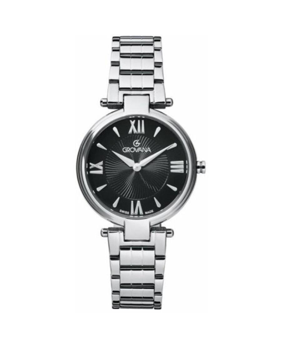 Women Quartz Analog Watch GROVANA 4576.1137 Černá Dial