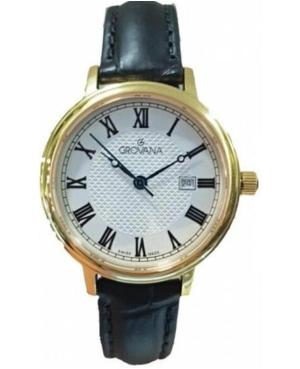 Men Quartz Analog Watch GROVANA 5550.1518 White Dial